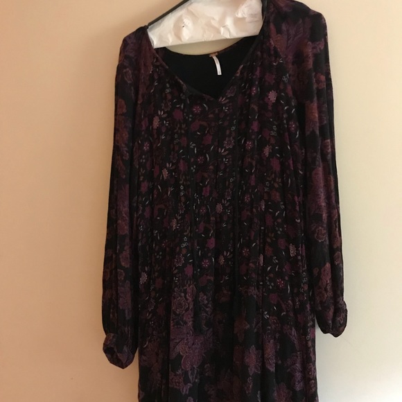 Free People Floral Flowy Dress - Picture 3 of 4
